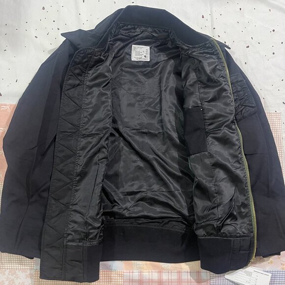 Carhartt x Sacai Deconstructed Jacket Black - Picture 12 of 13